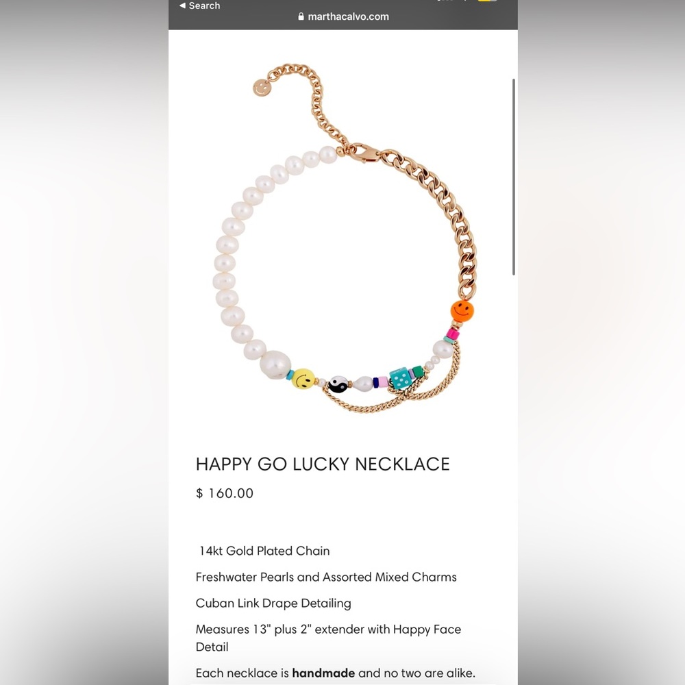HAPPY GO LUCKY NECKLACE